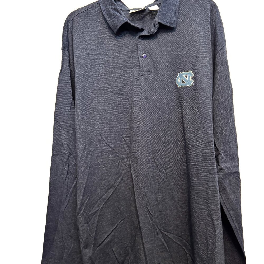UNC University of North Carolina Campus Specialities Long-Sleeve Polo Shirt, XXL